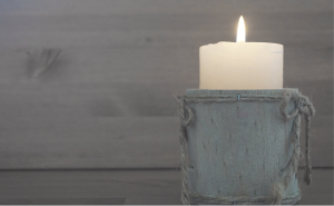 Candle Denim Container candle denim holder